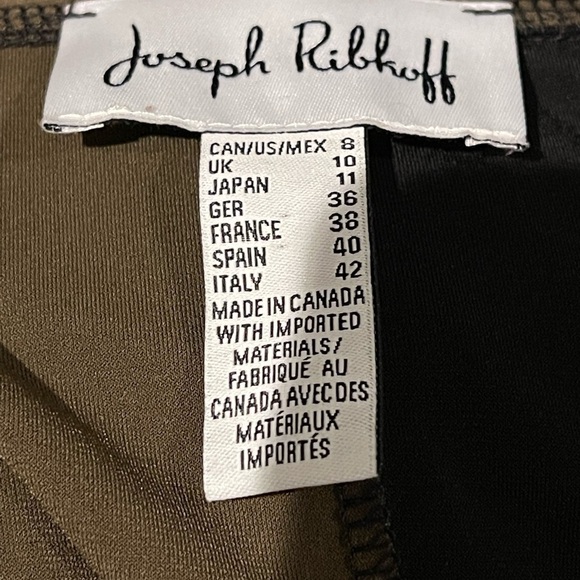 JOSEPH RIBKOFF
Tunic Style 193080. Size 8 Black & Beige - Picture 8 of 8